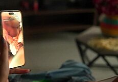 i catch roommate fucking boyfriend online then seduce her pussy