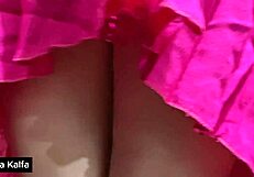 Horny hotwife bends for young neighbor's big cock in kitchen