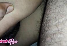 Indian bhabi rubbed and fucked at night with creampie cumshot