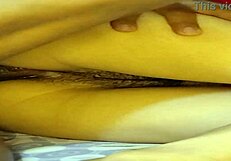 Gaping anal creampie farting orgasm from machine fucking fingers