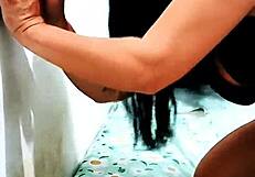 halloween oil massage turns into hot bbc deepthroat creampie surprise