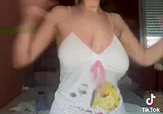 morena shakes her huge natural tits till you explode in pleasure