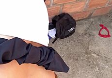 wanna see her tight pussy ripped post-school in abandoned lot cum-filled??