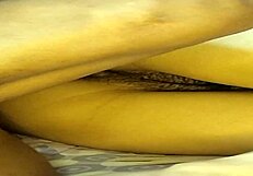 Gaping anal creampie farting orgasm from machine fucking fingers
