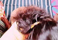 beautiful indian housewife cheats with dirty talk blowjob doggystyle on husband's dad