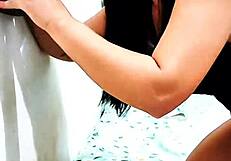 halloween oil massage turns into hot bbc deepthroat creampie surprise