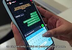 plumber fucks me senseless while cuckold boyfriend calls nonstop juliana rose