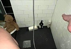 im arab teen mastrubatin my tight pussy in shower