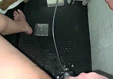 im arab teen mastrubatin my tight pussy in shower
