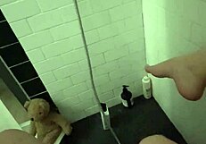 im arab teen mastrubatin my tight pussy in shower