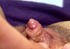 Huge Clit Rubbed to Explosive Orgasm in Extreme Closeup!