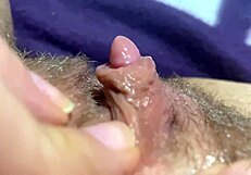 Huge Clit Rubbed to Explosive Orgasm in Extreme Closeup!
