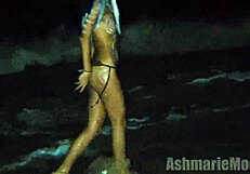 Slut Majick's hairy pussy flashes topless in public cemetery slow motion?