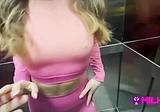 Fan gordito fucks peruvian gym babe doggystyle and creampies her big ass pussy