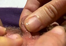Huge Clit Rubbed to Explosive Orgasm in Extreme Closeup!