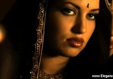 omg indian bollywood babe's nude scandal massage turns into erotic interracial blowjob 😘🔥