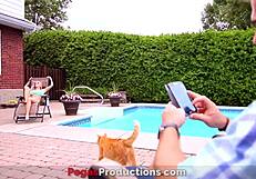 Pegas Productions Features Pornstar Québecoise Vyxen Steel Squirting Big Tits Outdoors