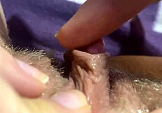 Huge Clit Rubbed to Explosive Orgasm in Extreme Closeup!