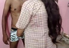 In Emotional Bliss Desi Schoolgirl Rides Boyfriend's Huge Cock in Village Ranch