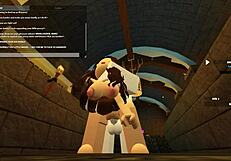 roblox whore 118 bends over shaking ass for deepthroat blowjob anal cum doggystyle