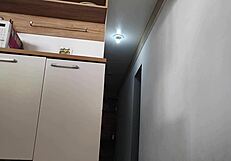 risky brazilian wife kitchen fuck bareback big cock friend while husband showers curvy moaning creampie