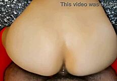 Chilean couple's passionate bathroom pov creampie on wife's wet venus mound after doggystyle.