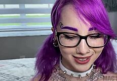 Jmac Catches Valerica Steel Skirt Up in POV Student Bust