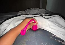 nurse fingers juicy pussy to squirting orgasm before hospital shift