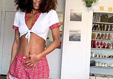 My waist sways lightly dancing lost in schoolgirl masturbation bliss