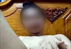 i'm the pretty filipina gf cumming hard on boyfriend's cock in leaked bedroom pov sex