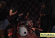 Distracted engineer can't resist natural busty brunette teen Nia Bleu seducing for pov blowjob.