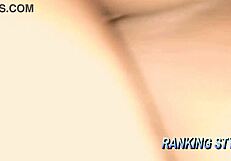 bbw ebony gets bent over for big black cock doggystyle assfucking and deepthroat riding