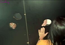 Prostitute Ass Grinds Gloryhole on Monster BBC Daily