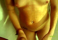 early morning shower turns into bent over pussy pounding with wife