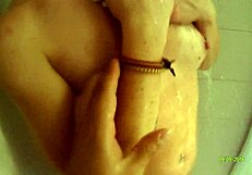 early morning shower turns into bent over pussy pounding with wife