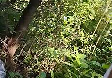 Petite Latina Gives Steamy Outdoor Blowjob With Her Soft Natural Tits Bouncing