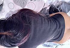 Big Ass Girlfriend's Tight Shaved Pussy Gets Hardcore Fucked By Horny Friend