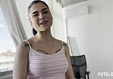 Putalocura Voluptuous Tattooed Spanish Nadja Hot Chats Swallows Torbe's Cum
