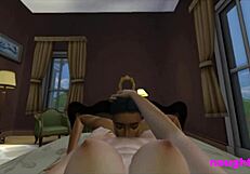 Dude, my hung futa roommate eats and fucks my pussy so good!