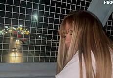 Public Fuck with Deny Barbie and Nego Rubi Monster Cocks!