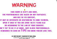 skinny blonde ashlee rose shakes tits in zentai suit