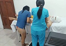 slutty nurses seduce patient for hardcore hospital fucking