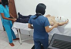 slutty nurses seduce patient for hardcore hospital fucking