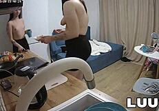 elika and vilika flash tits cooking dinner for reality fans