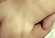 asian girlfriend promised anal in hotel gets her ass pounded with toys and creampie leak