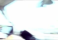 Milf's Shaved Pussy Teases Boyfriend's Monster Cock Handjob Blowjob