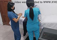 slutty nurses seduce patient for hardcore hospital fucking