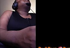 Chubby Gamer Strokes to Explosive Orgasm Close-Up!