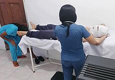 slutty nurses seduce patient for hardcore hospital fucking