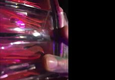 Dreadlocks tattooed goth fists gaping ass in latex solo